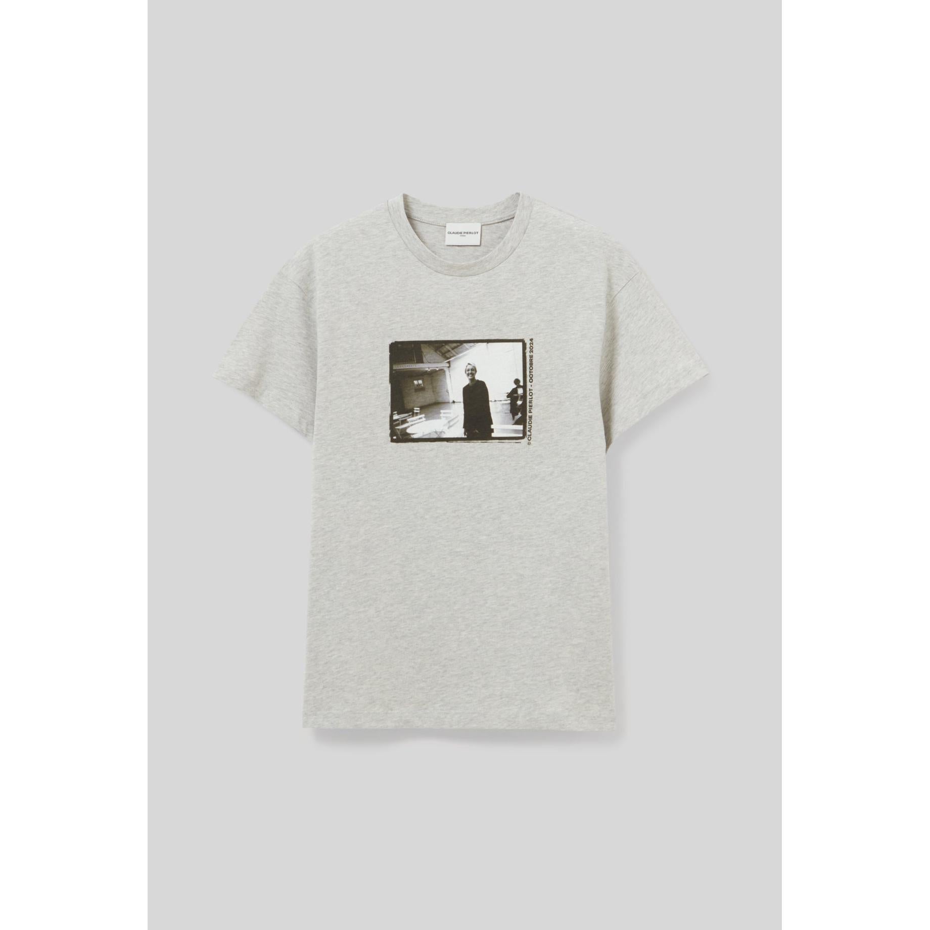 Camiseta Gris Jaspeado