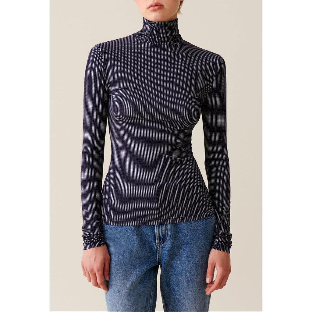 Claudie Pierlot - Top Cuello Cisne Ajustado