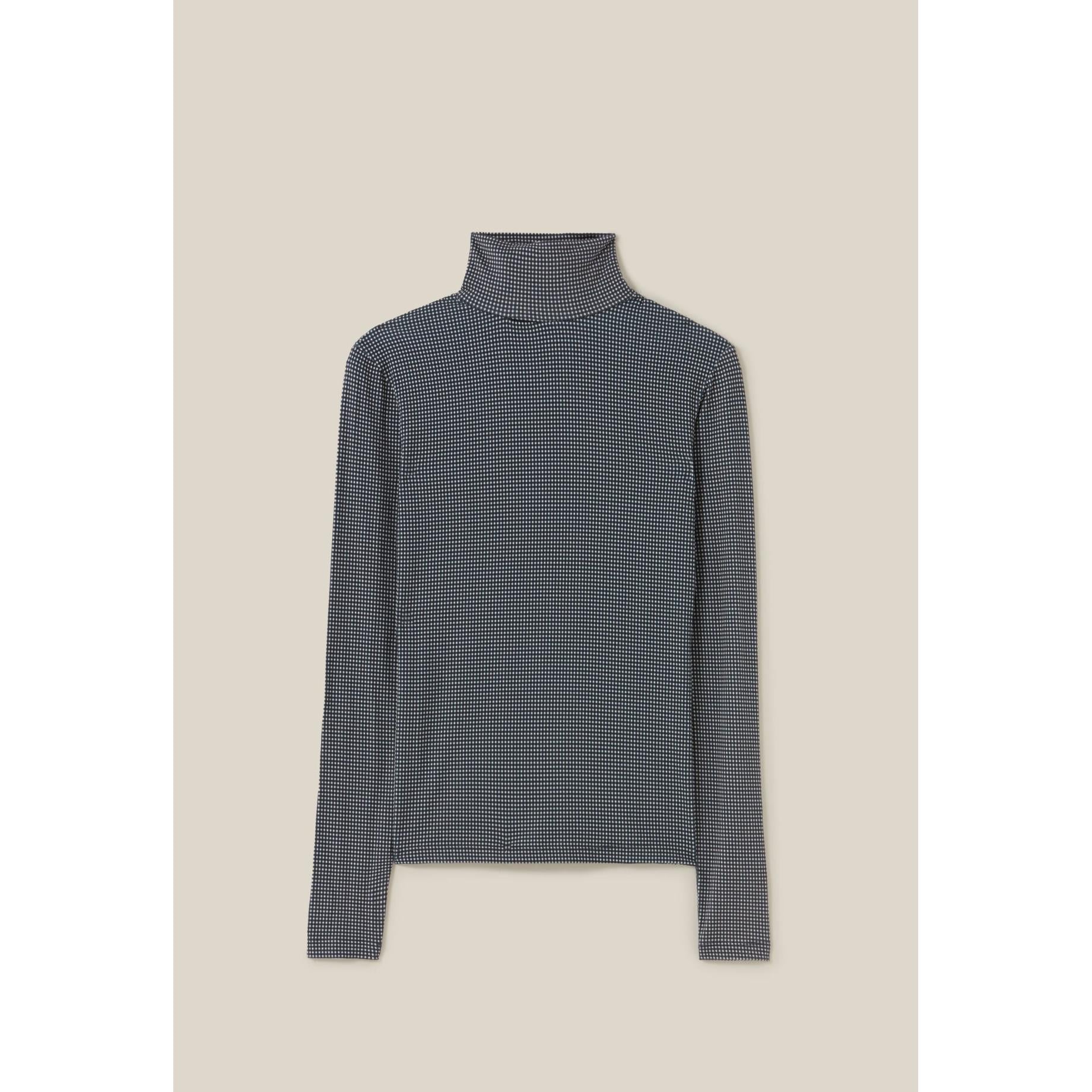 Claudie Pierlot - Top Cuello Cisne Ajustado