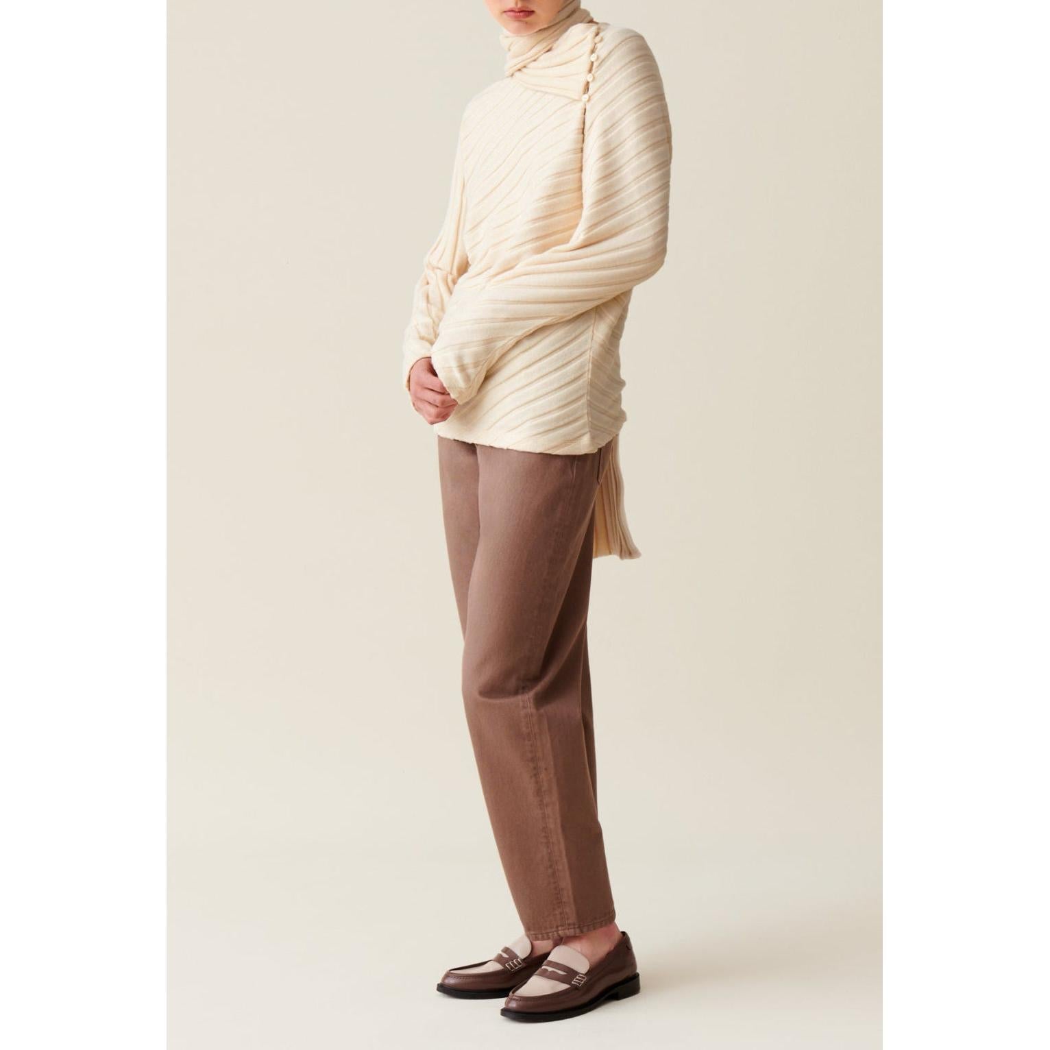 Removable Integrated Scarf Jumper