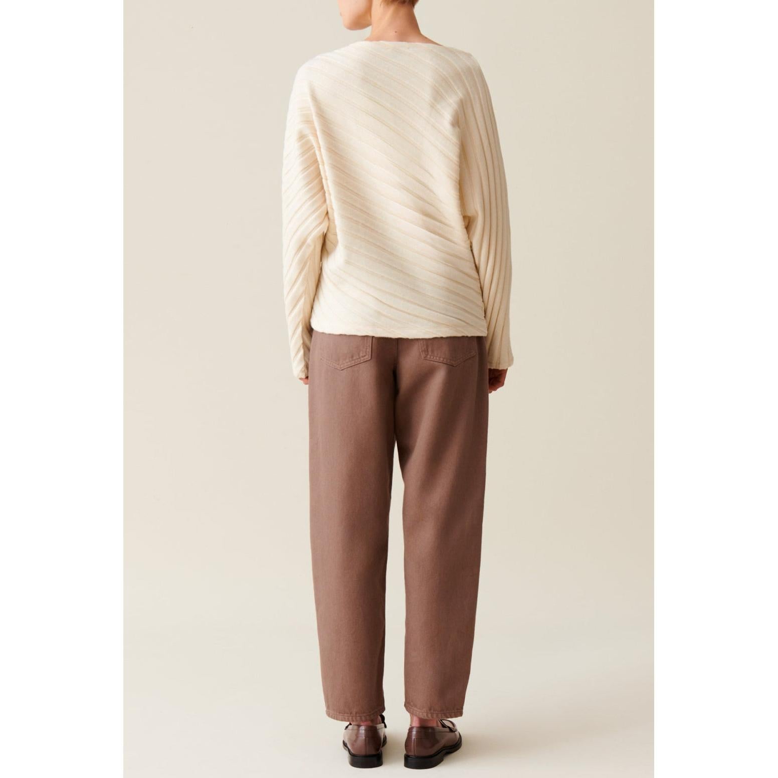 Removable Integrated Scarf Jumper
