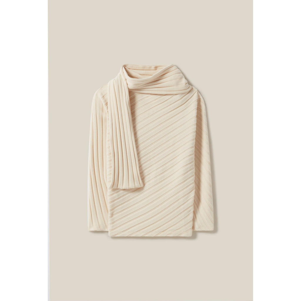 Removable Integrated Scarf Jumper