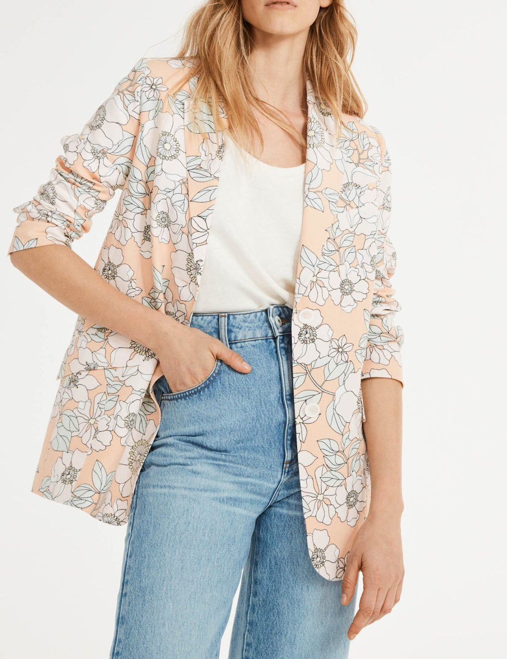 Claudie Pierlot - Suit Jacket - Vanessa Bis - Light Print