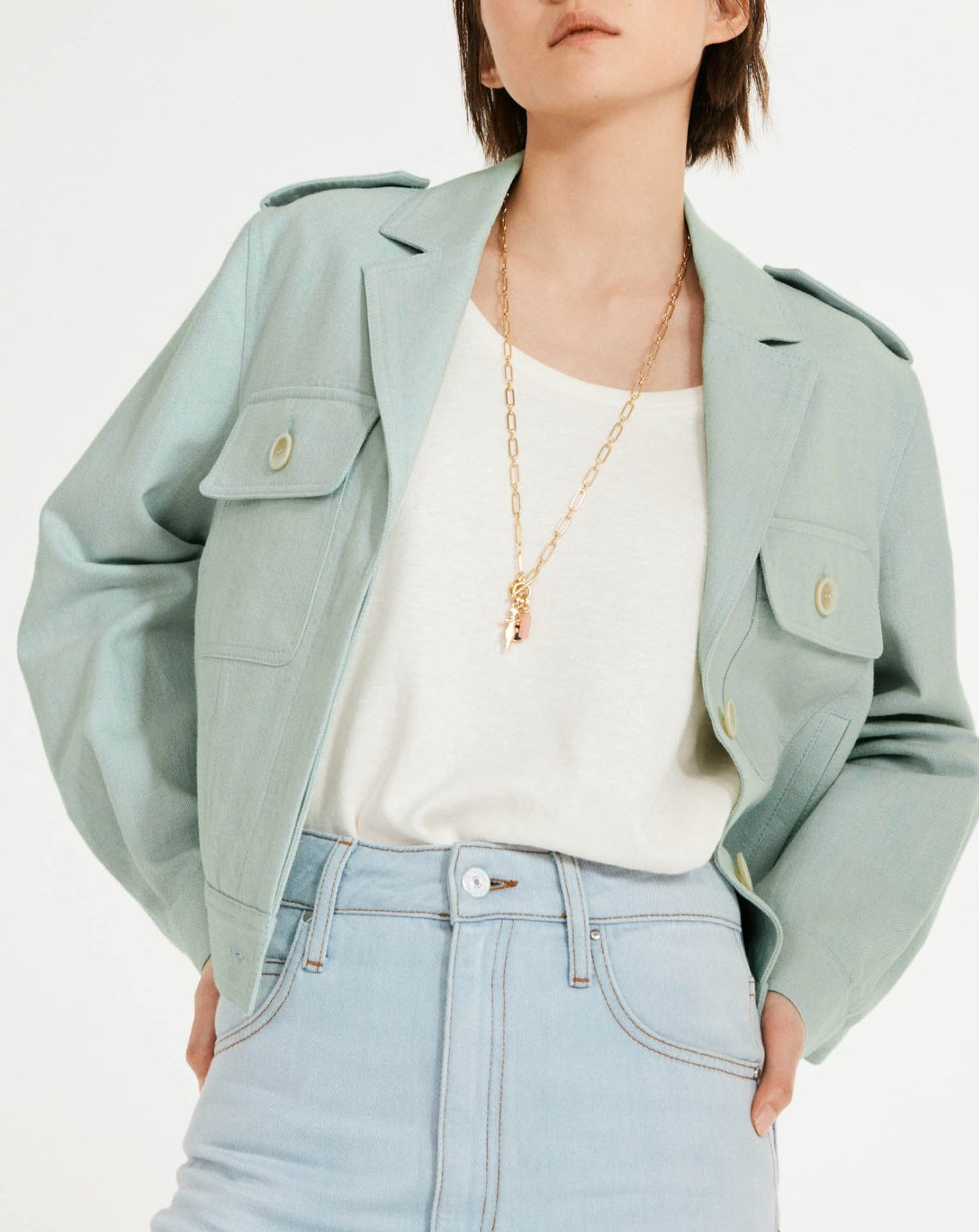 Claudie Pierlot - Tailored Jacket - Virtuose - Almond