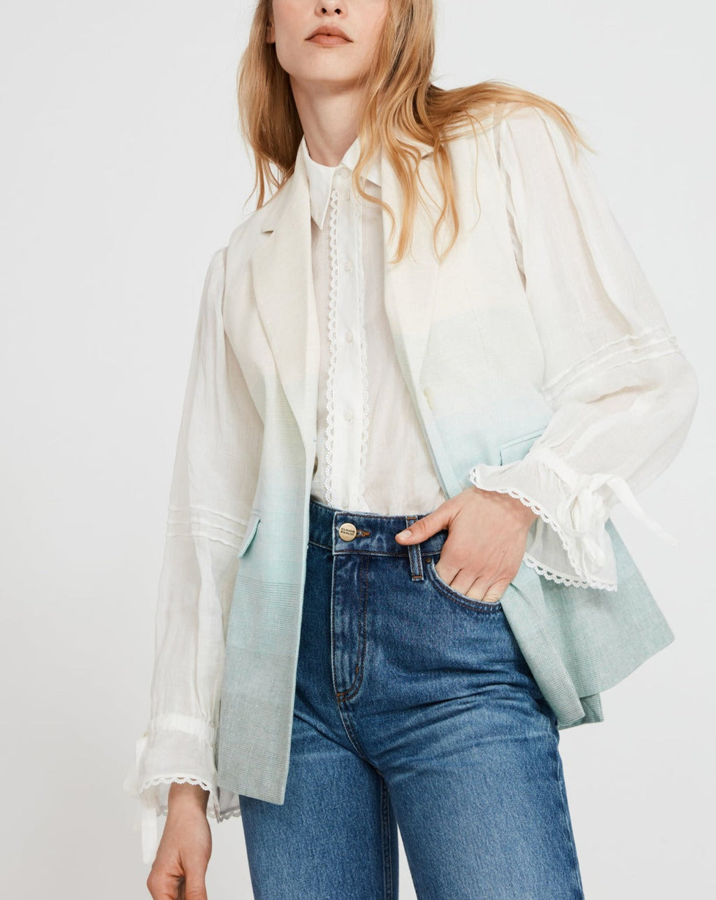 Claudie Pierlot - Chaqueta de Traje - Varia Bis - Bicolor