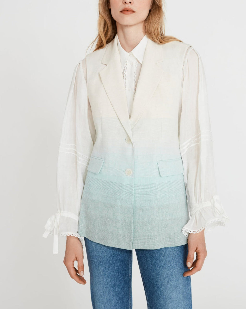 Claudie Pierlot - Chaqueta de Traje - Varia Bis - Bicolor