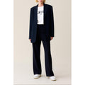 Navy Oversized Suit Jacket