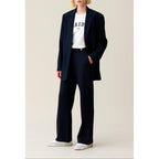 Navy Oversized Suit Jacket