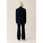 Navy Oversized Suit Jacket
