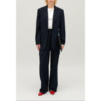 Navy Oversized Suit Jacket