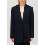 Navy Oversized Suit Jacket