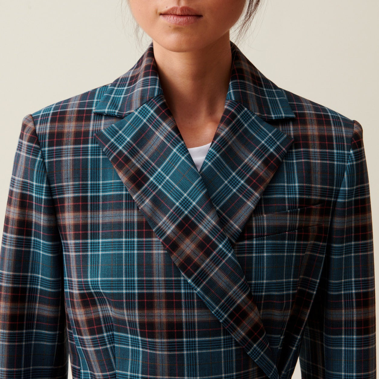 Checked Tailored Jacket