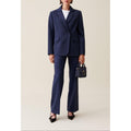 Veste Tailleur Croisée Marine