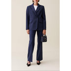 Veste Tailleur Croisée Marine