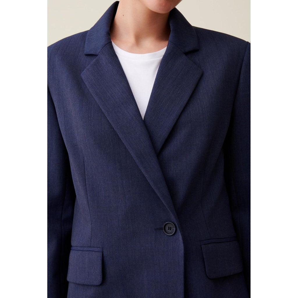 Veste Tailleur Croisée Marine