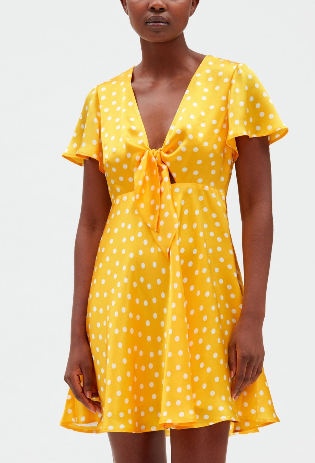 Claudie Pierlot - C&T Dress - Raffia Polka Dots - Light Print
