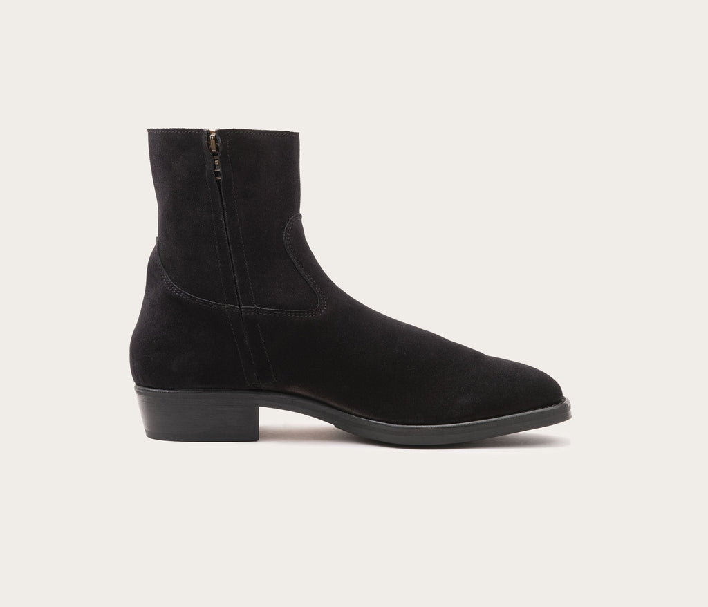 Bottines Clint - Velours Charbon - Mixte