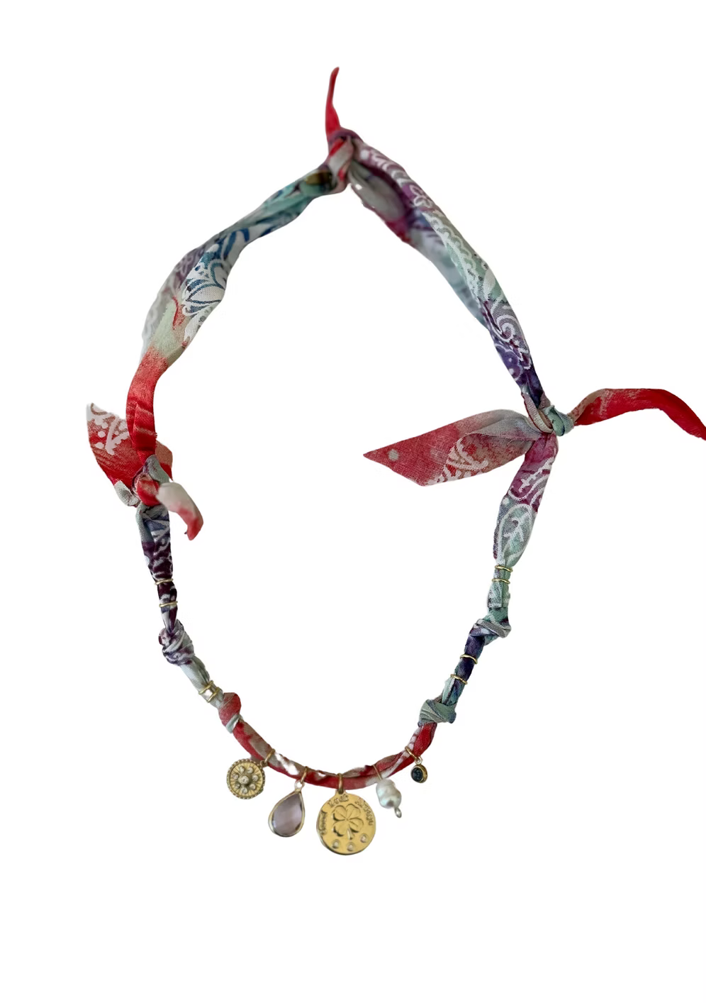 Collier Cosmic Vibes Medaille Trèfle
