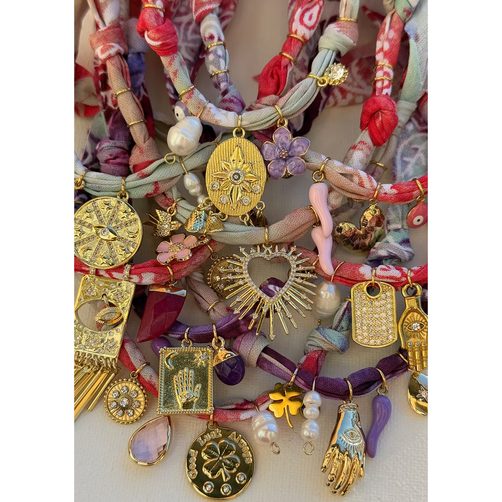 Collier Cosmic Vibes Medaille Trèfle