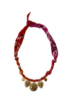 Collier One Love Multi Cœurs Orange/Cyclamen