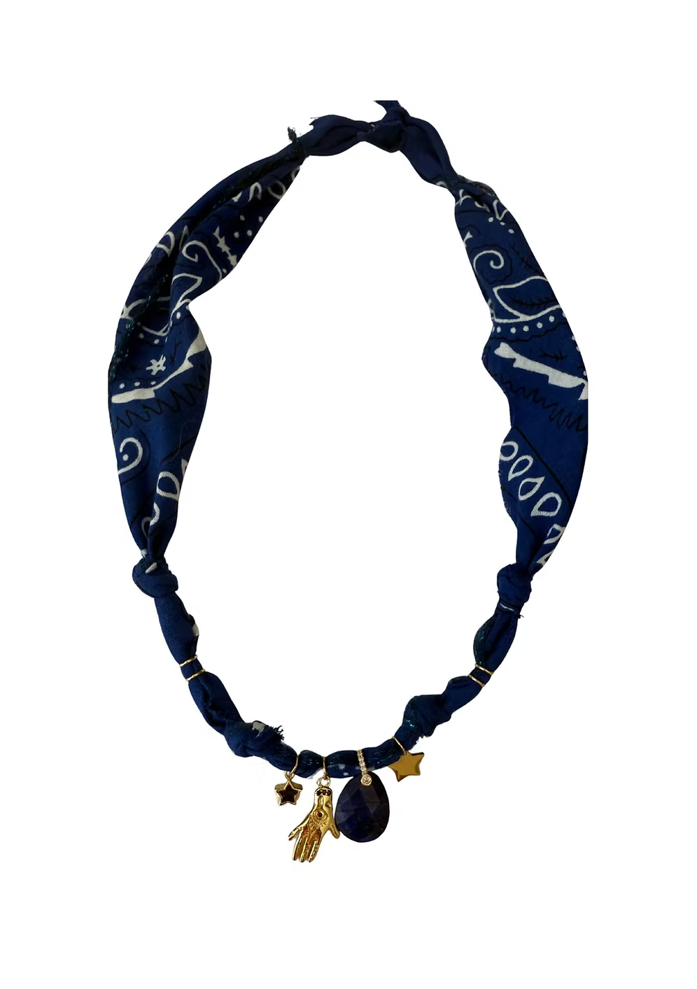 Collier « Antique »Main Doré