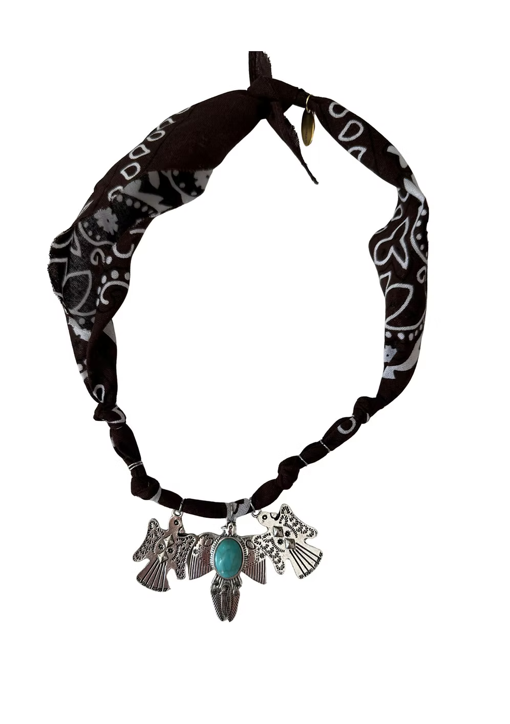 Collier « Apache »Trio D'Aigles Choco
