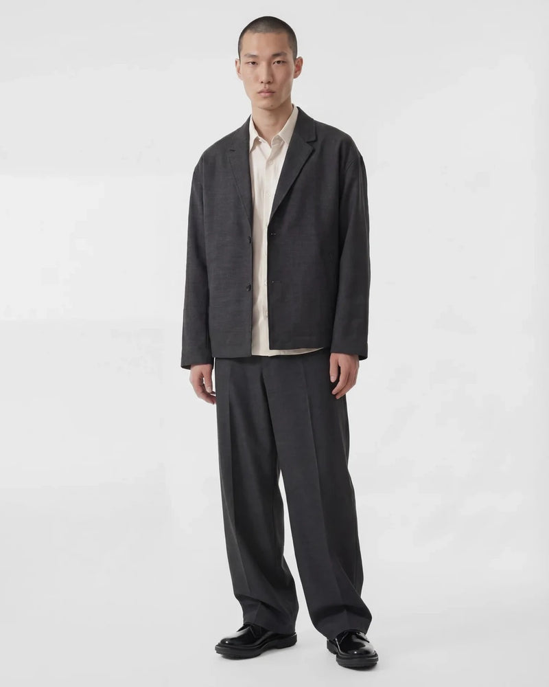 Coltesse - Blazer En Laine Dark Grey