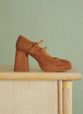 BABIES DAIM CAMEL CONSTANCE PETITE MENDIGOTE