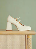 BABIES VERNIES BLANCHES CONSTANCE PETITE MENDIGOTE