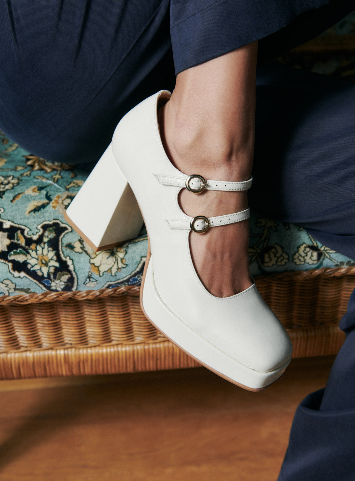 BABIES VERNIES BLANCHES CONSTANCE PETITE MENDIGOTE