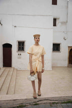 Robe À Nouer Jaune - Jeanne