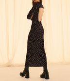 Robe High Lila Flowers