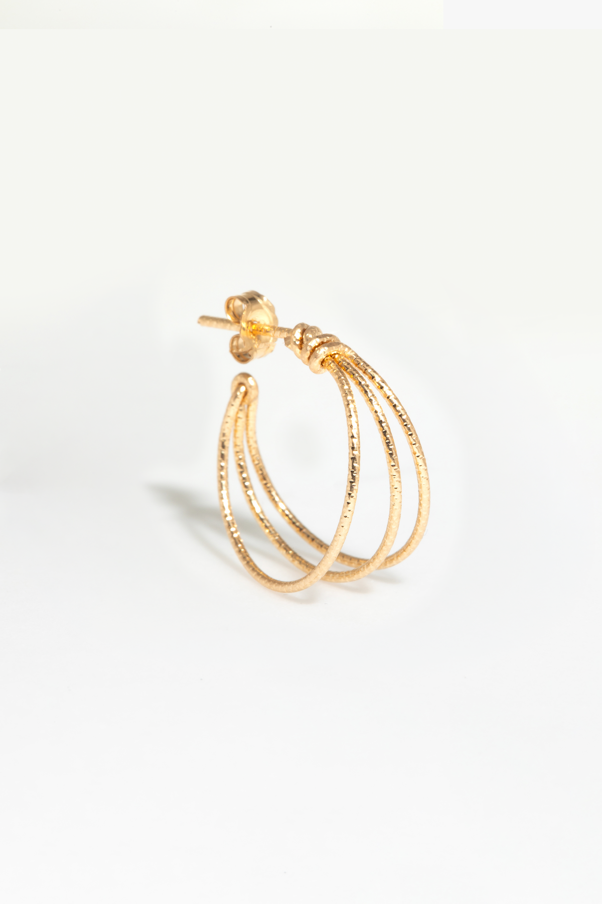 Aros Pequeños Triples - Brillante