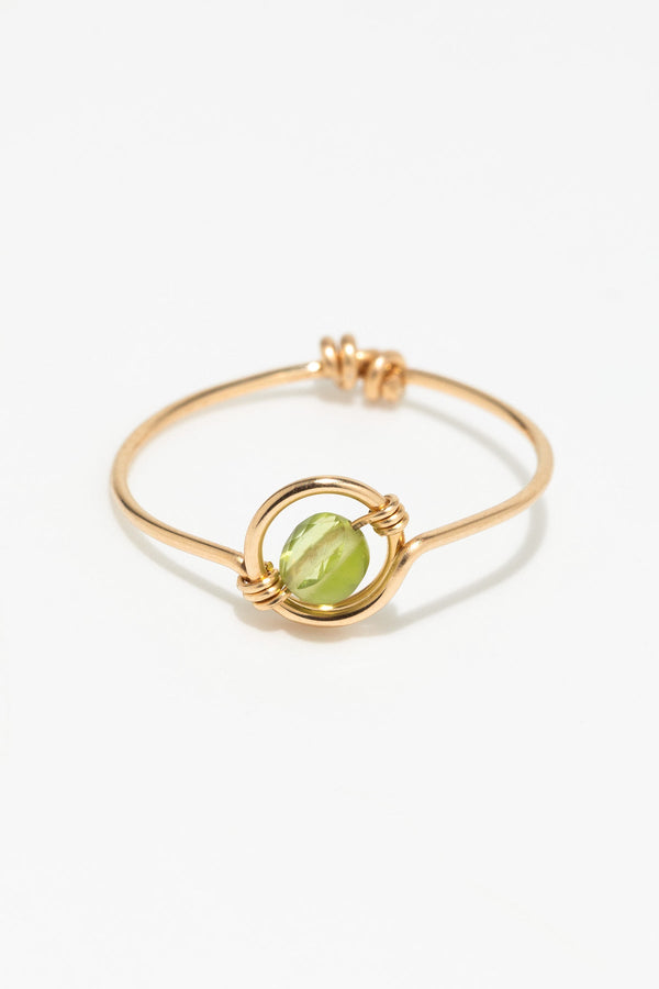 Ring Swan - Peridot