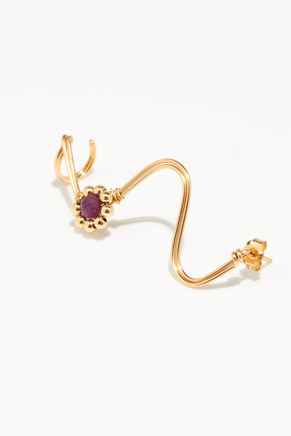 Ear Cuff Daisy - Rubin