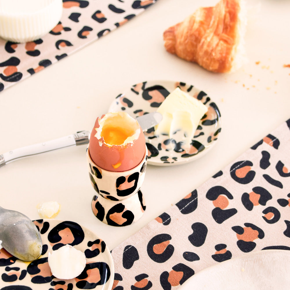 Set de 2 hueveras - Leopardo