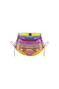 Fascinating High-Waisted Panties Sunset Red/Blue