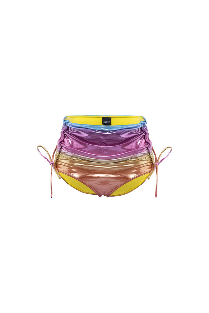Fascinating High-Waisted Panties Sunset Red/Blue