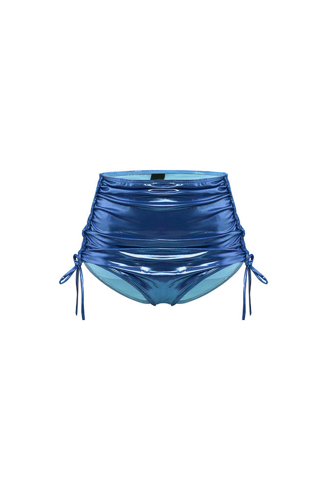 High-Waisted Panties, Fascinating Shine, Sea Blue