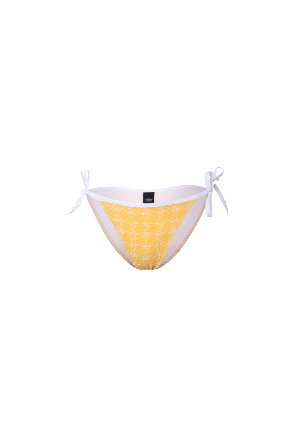 Yellow Gingham Bikini Bottoms