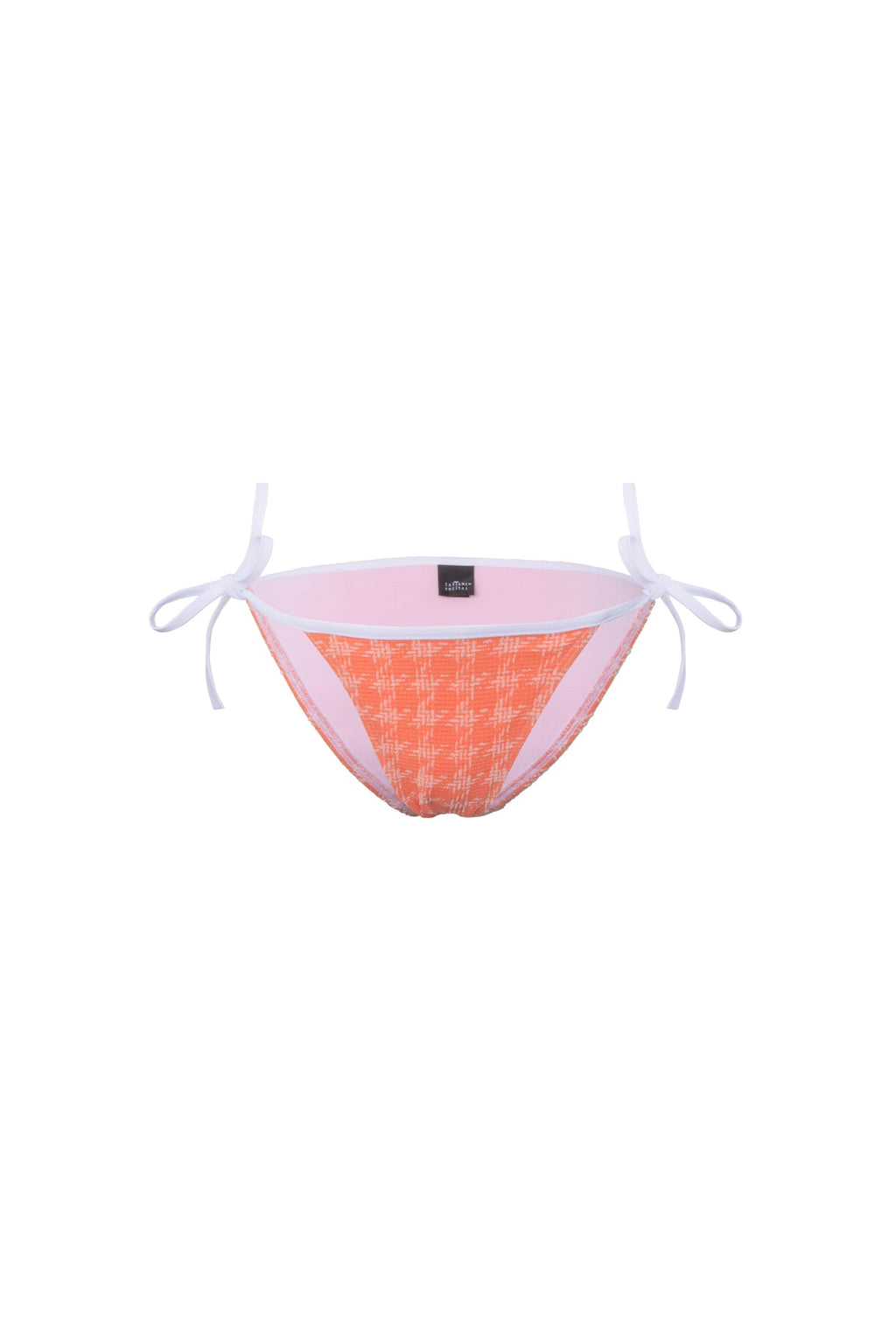Orange Gingham Bikini Bottoms