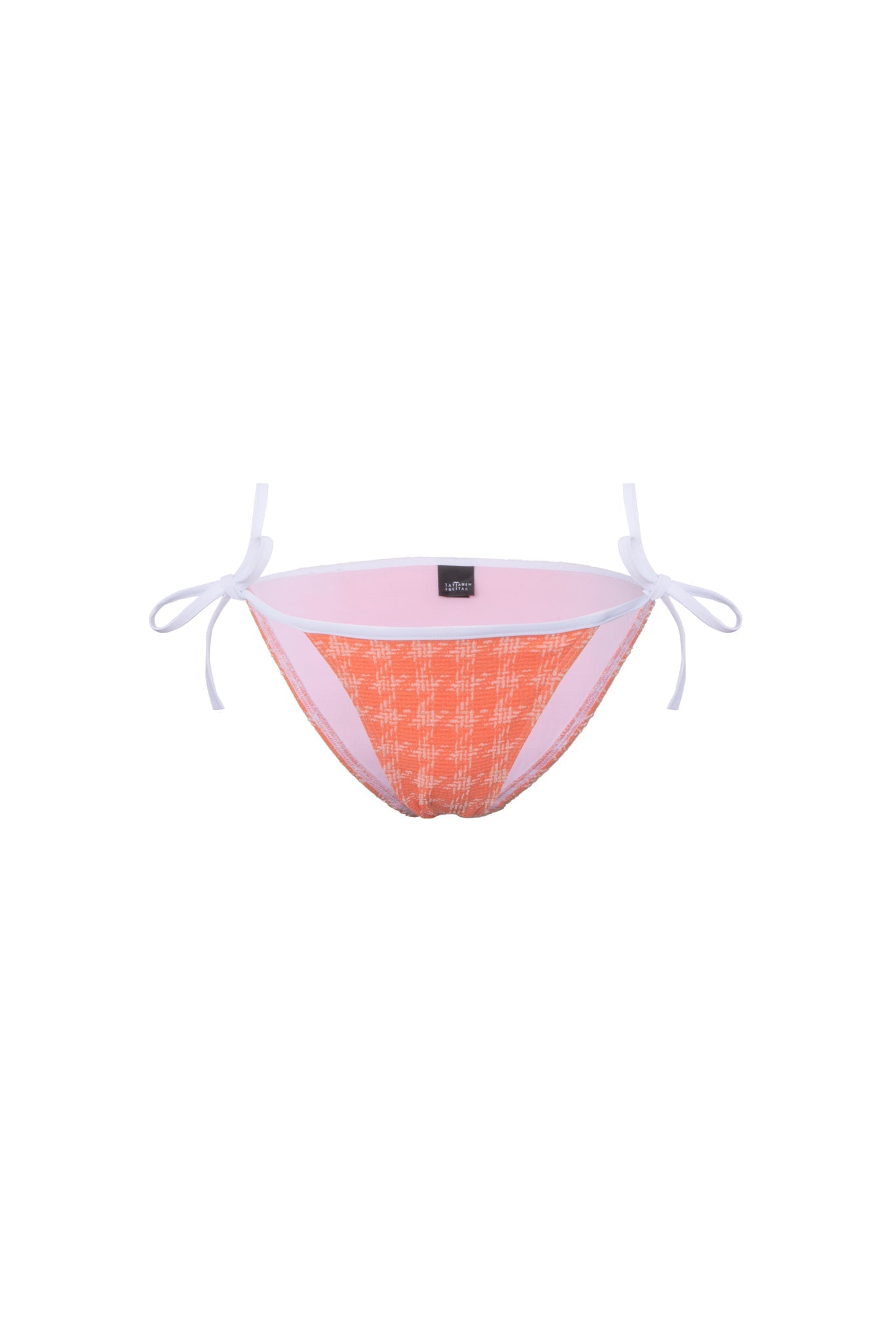 Orange Gingham Bikini Bottoms