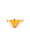 Yellow Pearl Lace-Up Panties