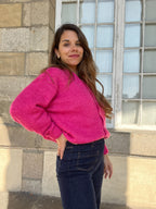 Charlie Pink Fuschia Cardigan