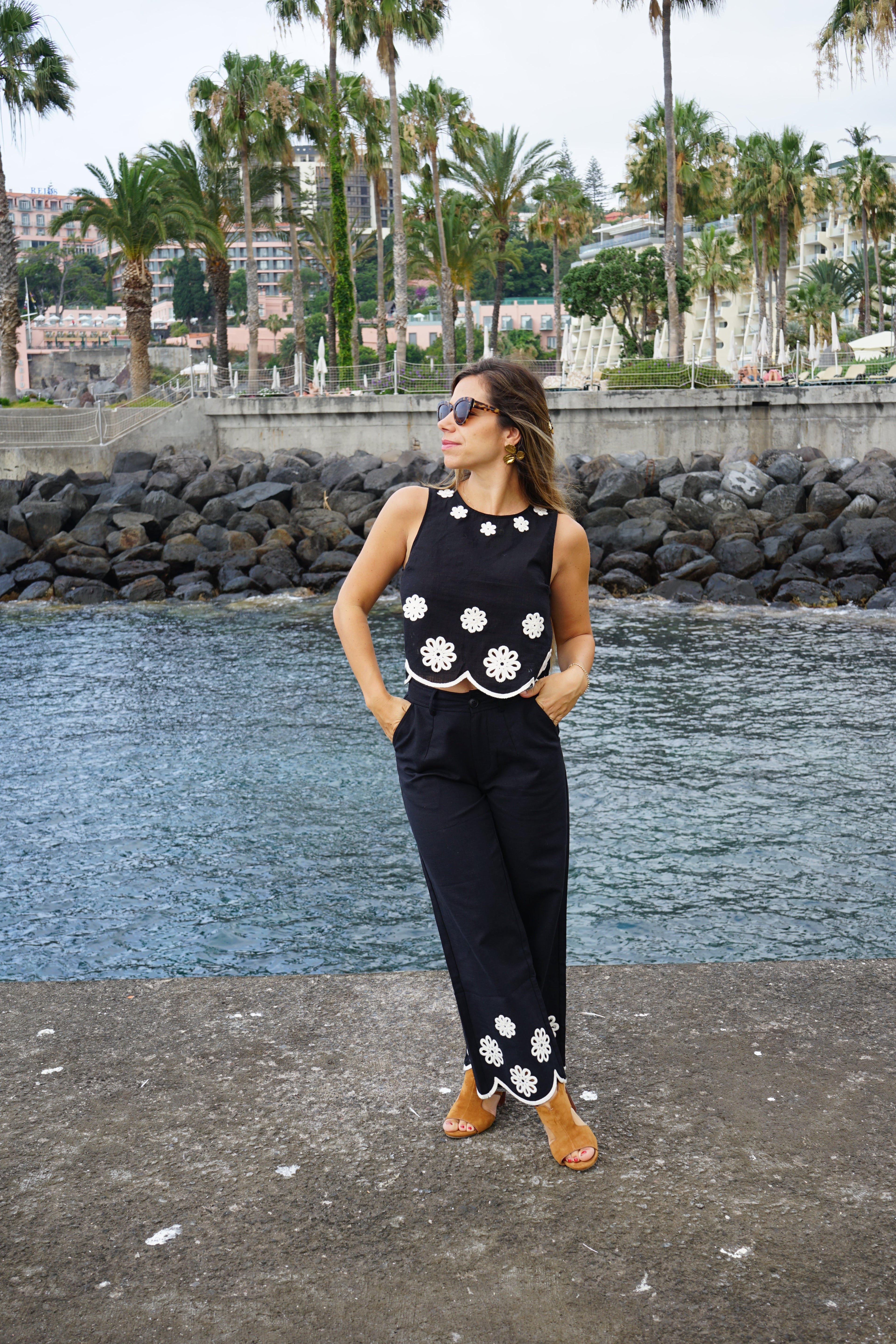 Persée Embroidered Trousers