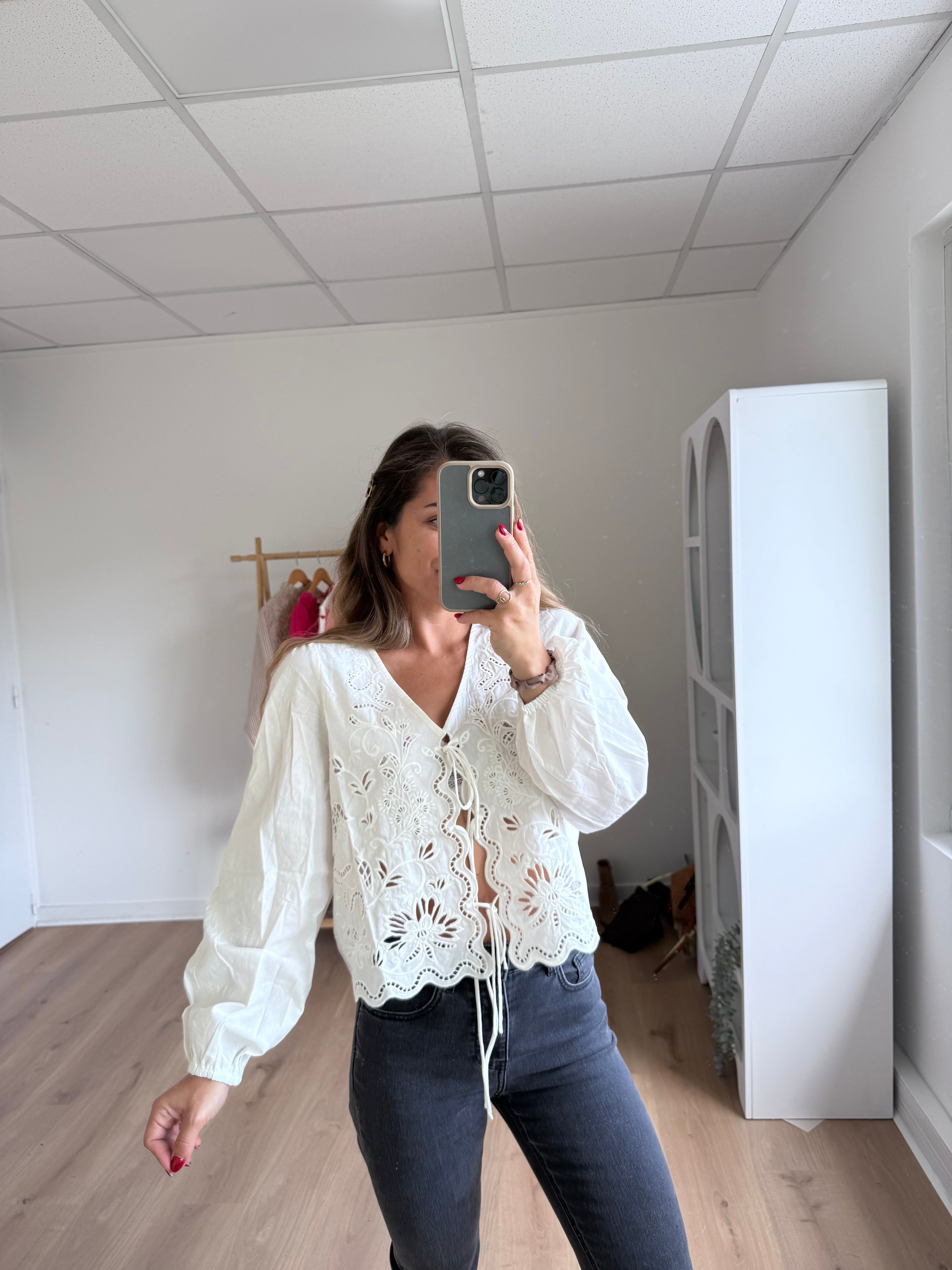 Juliette Embroidered Blouse