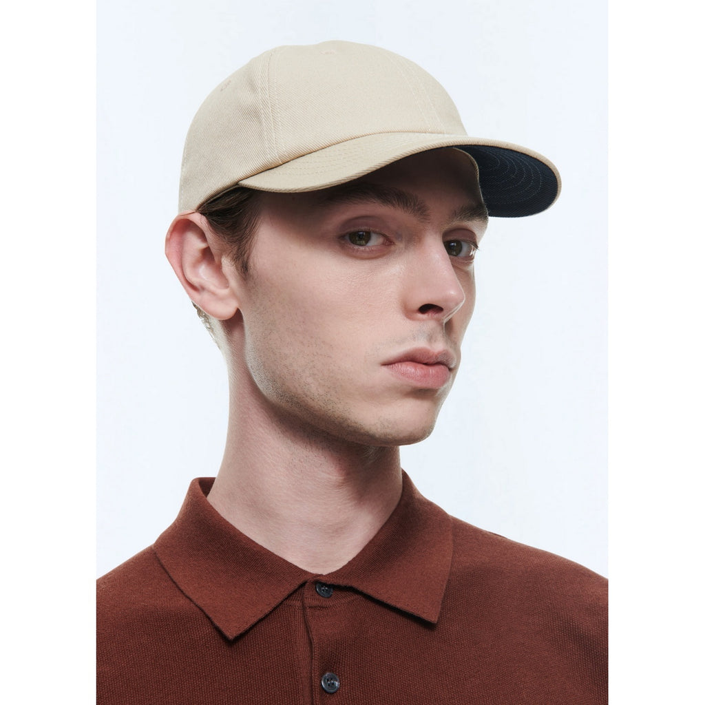 Kappe aus Baumwolltwill - Beige