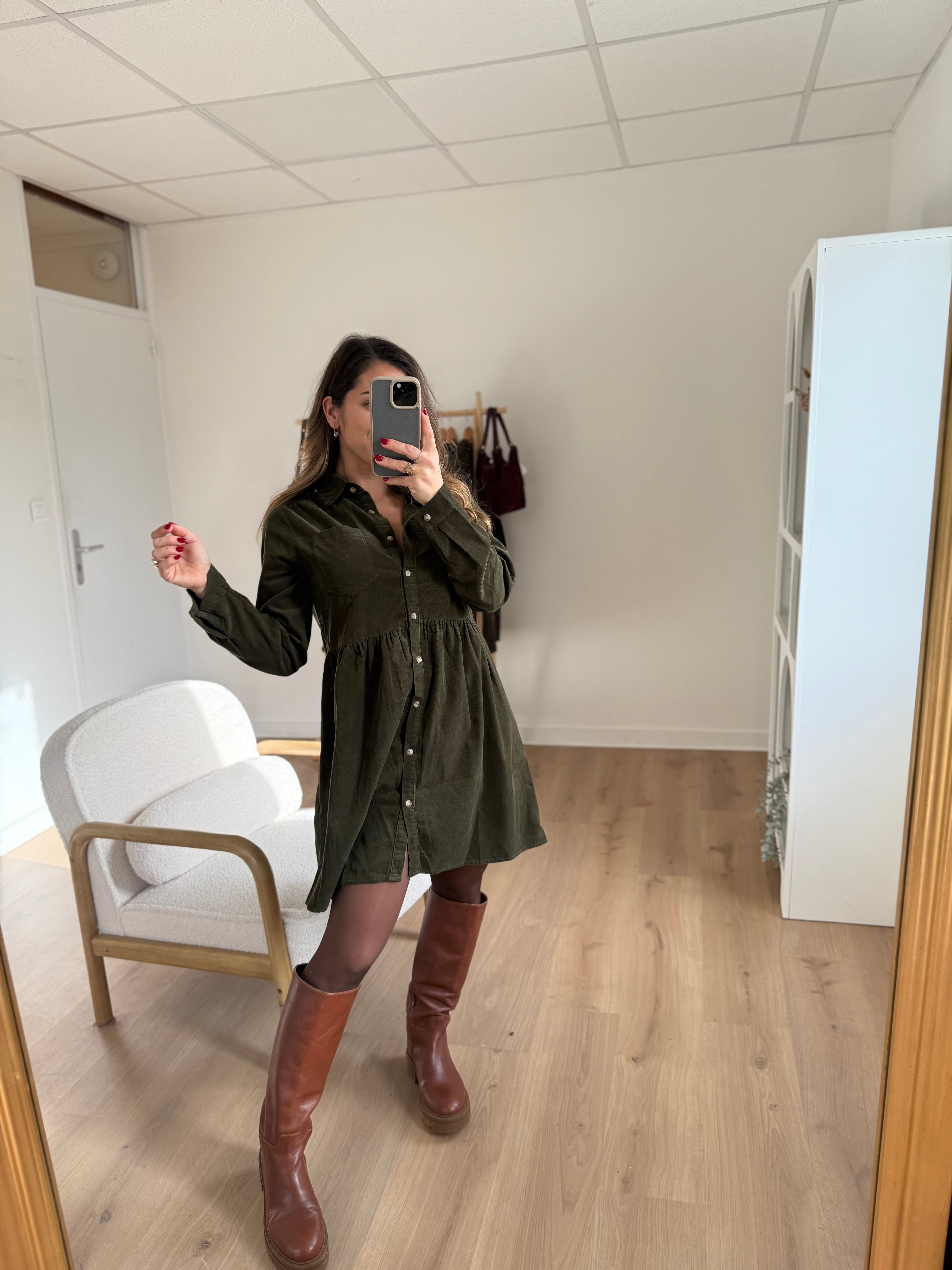 Victoria Dress Khaki