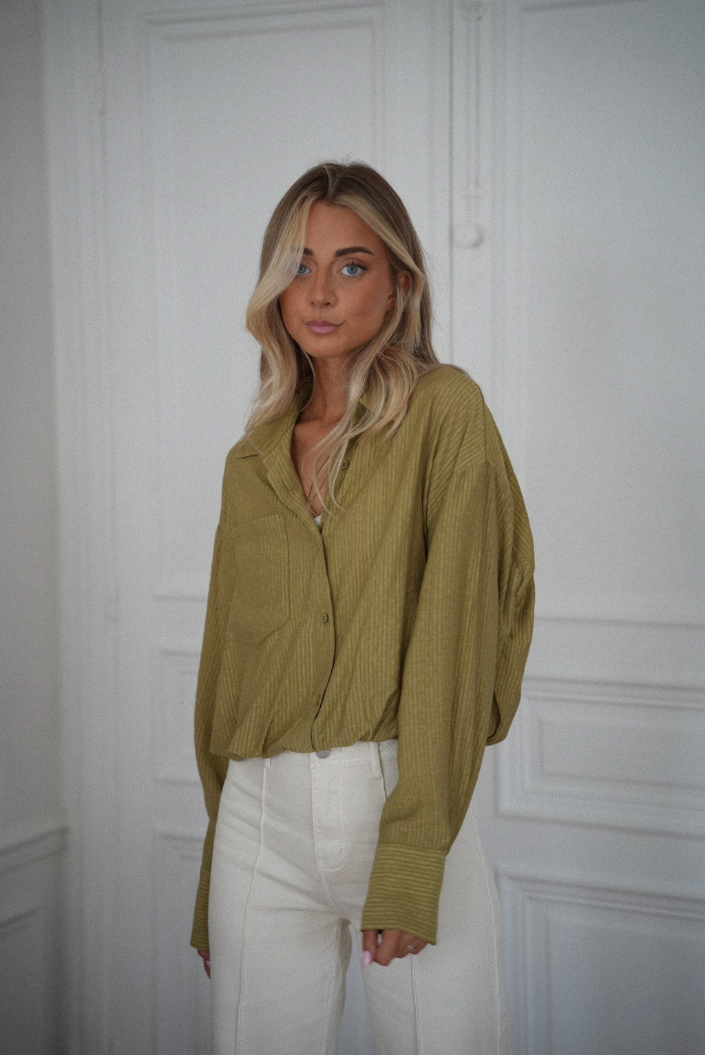 Miranda Short Blouse - Green