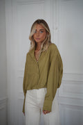 Miranda Short Blouse - Green